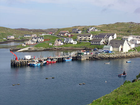 Scalpay's North Harbour from the North-West
