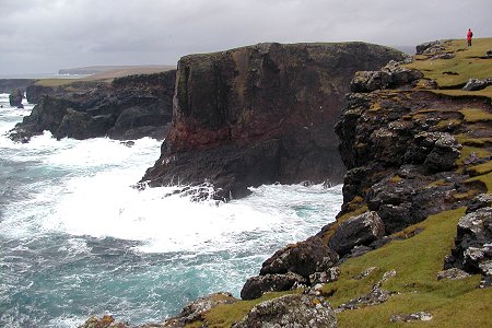 Cliff Scenery North of Eshaness Lighthouse