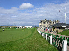 The Museum's Neighbours: the R&A Clubhouse, and the Start and Finish of  St Andrews Old Course