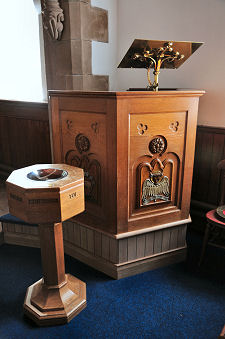 Pulpit and Font