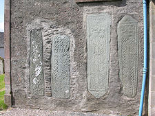 Four of the Medieval Grave Slabs