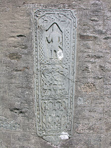 Stone With Image of a Knight