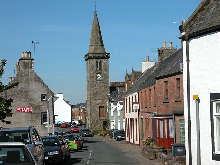 Strathmiglo High Street from the East
