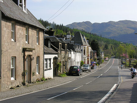 Looking South Along the A84 in Strathyre