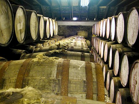 Spirit Slowly Turning into Scotch in Glenmorangie's Bonded Warehouse