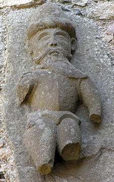 Statue on Gatehouse Exterior: Probably of William Forbes Himself