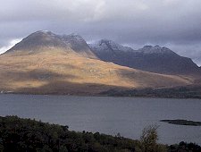 Beinn Alligin over Loch Torridon