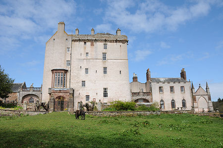 Delgatie Castle from the South