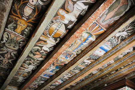 Magnificent Painted Ceiling in the Rohaise Room
