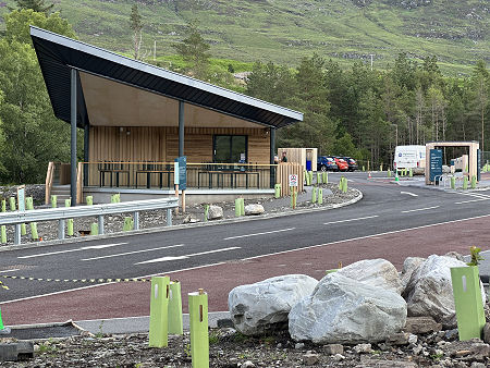 The Visitor Centre just before it opened in June 2023