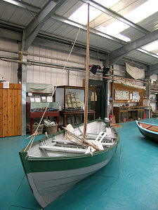 Smaller Boat With Mast Erected