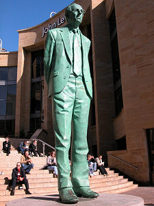Statue of Donald Dewar in Glasgow