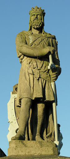 Statue of Robert at Stirling Castle