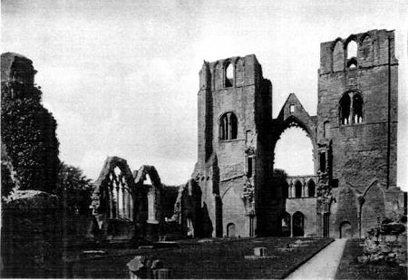 TOWERS OF ELGIN CATHEDRAL, NORTH SCOTLAND.