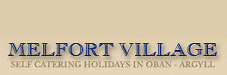 Link to Melfort Village self catering holiday cottages near Oban