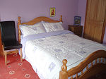 A double bedroom at Borlum Bridge Cottage