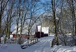 View of Bunroy Holiday Lodges in snow