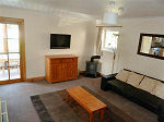 View of the lounge at Burnlea Cottage