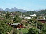 View of Caisteal Liath Chalets