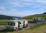 View of Crannich Holiday Caravans