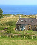 View of Fast Castle Cottage