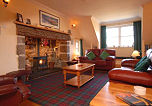 The lounge at Highland Cottage