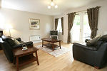 The lounge in one of Linlithgow Holiday Cottages