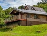 View of one of Portsonachan Hotel Self Catering Lodges
