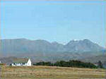 View of the croft with distant Torridons