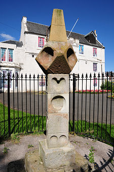 Carved Stone Behind Kirktonhall 