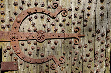 Metalwork on Church Door