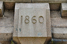 Date Stone Over Gateway