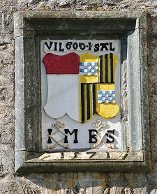 1571 Crest Above Original Doorway