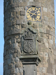 Tower Clock and Mercat Cross
