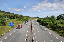 M74 Motorway Passing Abington