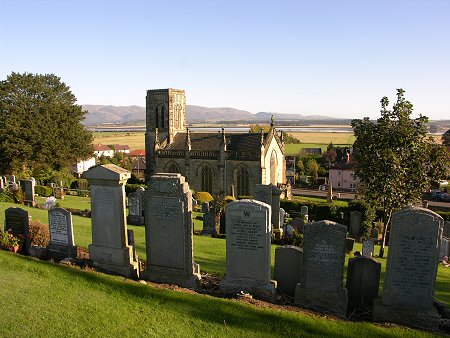 Airth Parish Church, with the River Forth in the Background