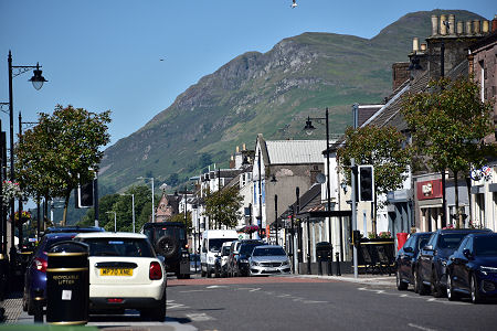 The Ochils seen from Alva