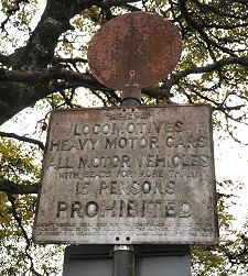 1920-Era Roadsign in Port Appin