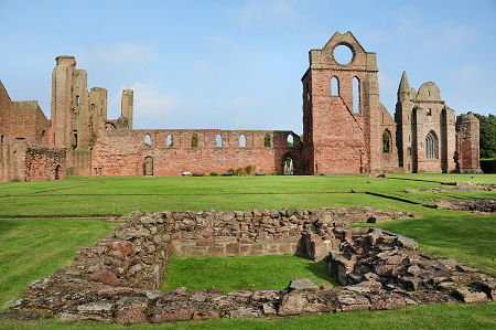 Arbroath Abbey from South of the Two Cloisters
