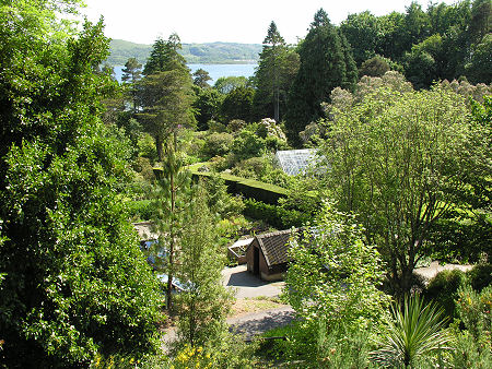 View Over the Garden from the Cliff Path