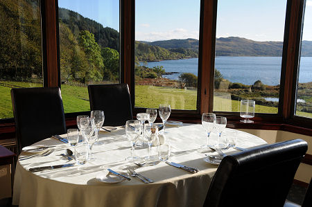 The Magnificent Views from the Asknish Bay Restaurant