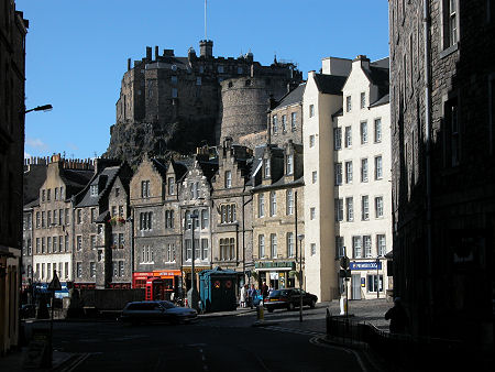Edinburgh Castle and the Grassmarket