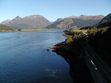 View from the Ballachulish Bridge