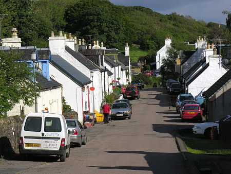 Dervaig's Main Street, Looking  South-East