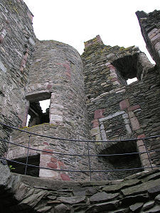 Interior View of North End of Castle