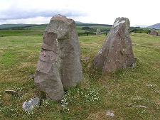 Stones at the Moss Farm Road Cairn