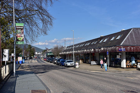 Aviemore's Main Street, Looking North