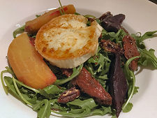 Grilled Goats Cheese Salad