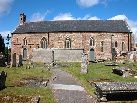 Fearn Abbey and the Exterior Wall of St Michael's Aisle from the South 