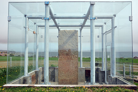 The Shandwick Stone in its Glazed Shelter